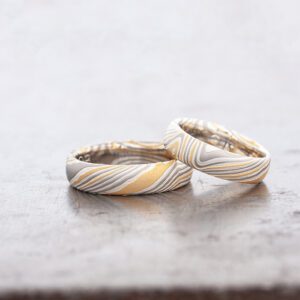 Mokume-gane-Wedding-Rings-TRIGG10-OF-ETCH