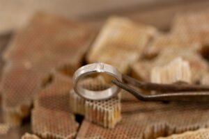 Welded wedding rings themselves forge Berlin mvh