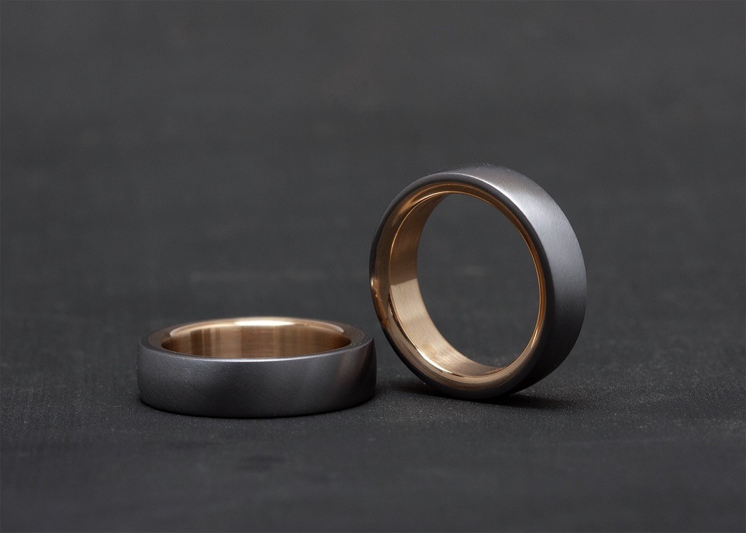 Tantal mit Gold-Innenring